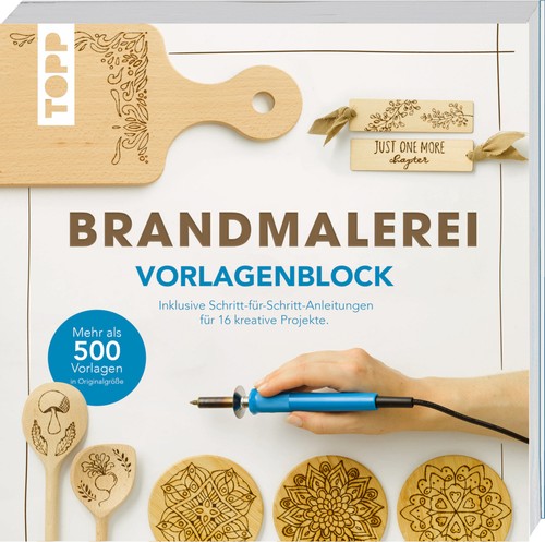 Brandmalerei vorlagenblock - brandmalerei.,