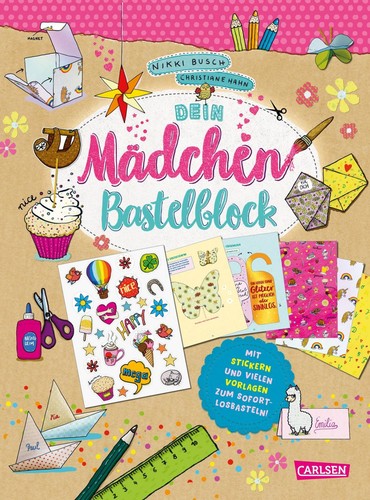 Dein mädchen bastelblock mit - mädchen-bastelblock,