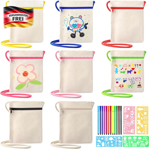 Leere stofftaschen zum bemalen - leere,