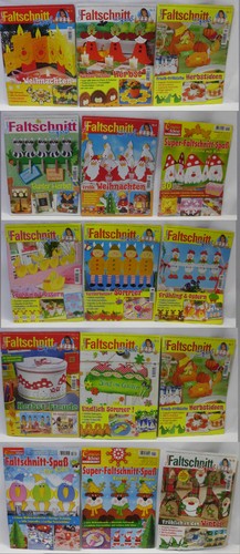 Faltschnitt bastelhefte - 14,