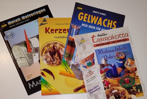Kreativ bastelhefte set - 4x,