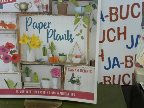 Papierschnitt paper plants - papierschnitt:,
