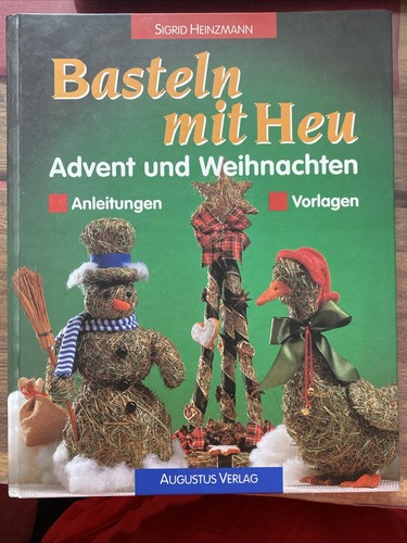 Basteln mit heu advent und - heu.,
